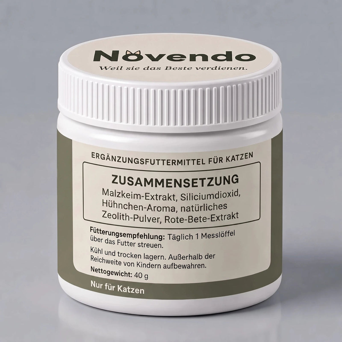 Novendo jar – front
